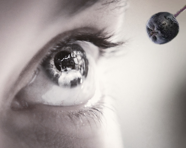 Öga och aroniabär - aronia skyddar ögat mot inflammation.